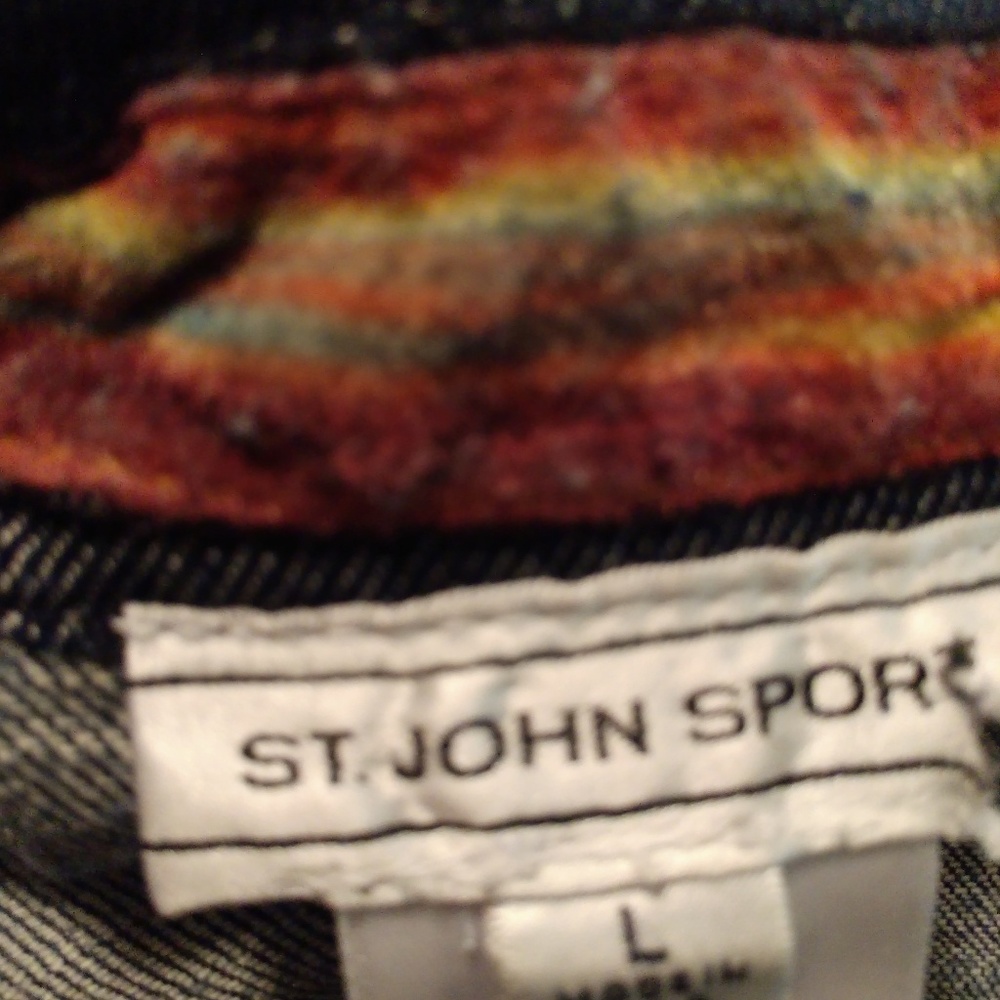 St. John Sport Denim Jacket - Picture 3 of 6